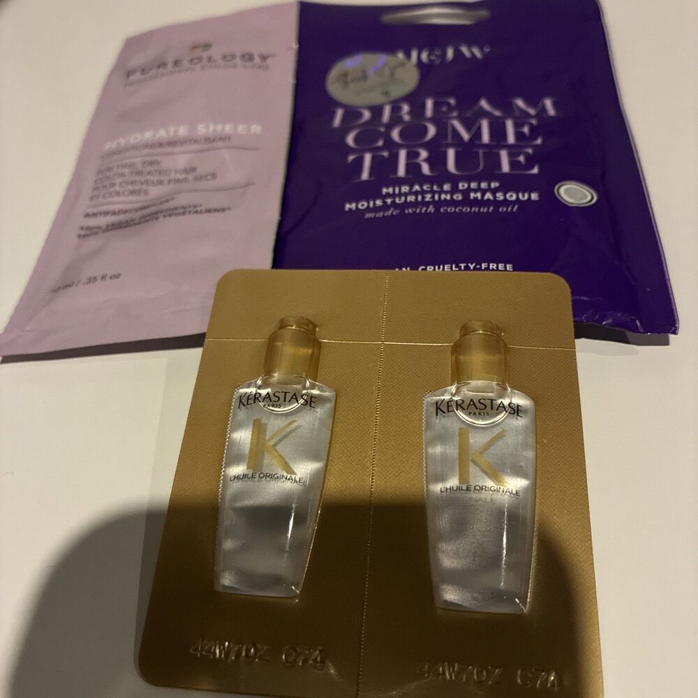 Travel -Ready Luxury Hair Kit/ Hydration +Shine Repair Bundle
